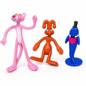 Pink Panther Misterjaw Ant Figure Lot 1990s Pink Panther Show United Artists